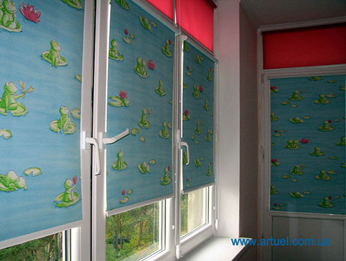 Рулонные шторы для детской комнаты